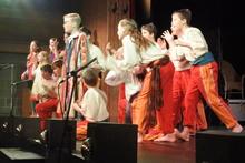children on stage performing Joseph and the Amazing technicolour dreamcoat